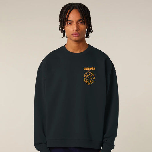 SinghBräu Sweatshirt "stay hydrated" black